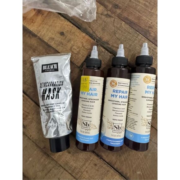3x soapbox vegan 5 minute rinse out treatments bleach London reincarnation mask - Picture 1 of 3